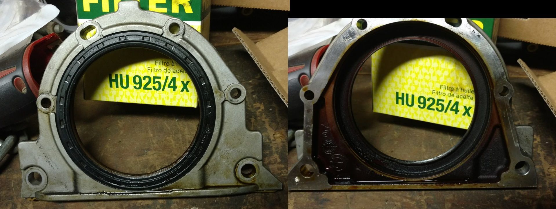 First Time 05 BMW 325i E46 Rear Main Seal Leak (I think)